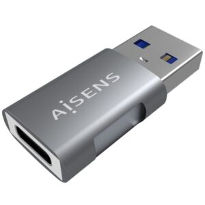 Adaptador USB 3.2 GEN2 Aisens A108-0655/ USB Tipo-C Hembra - USB Macho 8436574707656 A108-0655 AIS-ADP USB-C A108-0655