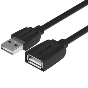 Cable Alargador USB 2.0 Vention VAS-A44-B150/ USB Macho - USB Hembra/ 1.5m/ Negro 6922794720817 VAS-A44-B150 VEN-CAB VAS-A44-B150