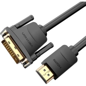 Cable Conversor Vention ABFBI/ DVI Macho - HDMI Macho/ 3m/ Negro 6922794732834 ABFBI VEN-CAB ABFBI
