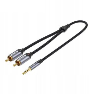 Cable Estéreo Vention BCNBI/ Jack 3.5 Macho - 2x RCA Macho/ 3m/ Gris 6922794751477 BCNBI VEN-CAB BCNBI