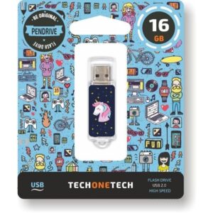 Pendrive 16GB Tech One Tech Unicornio Dream USB 2.0 8436546592587 TEC4012-16 TOT-UNICORNIO DREAM 16GB