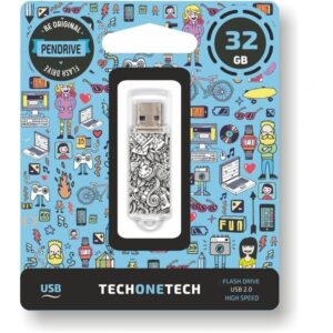 Pendrive 32GB Tech One Tech Art-Deco USB 2.0 8436546593225 TEC4016-32 TOT-ART-DECO 32GB