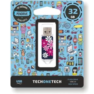 Pendrive 32GB Tech One Tech Flower Power USB 2.0 8436546593232 TEC4017-32 TOT-FLOWER POWER 32GB