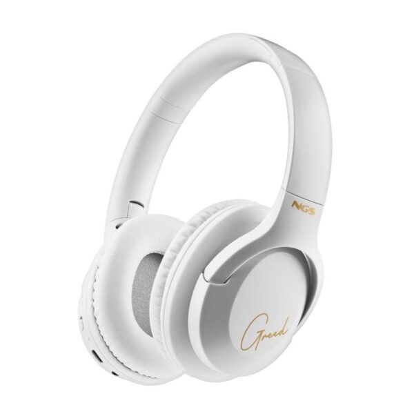 Auriculares Inalámbricos NGS Artica Greed/ con Micrófono/ Bluetooth/ Blanco 8435430621495 ARTICAGREEDWHITE NGS-AUR ARTICA GREED WH