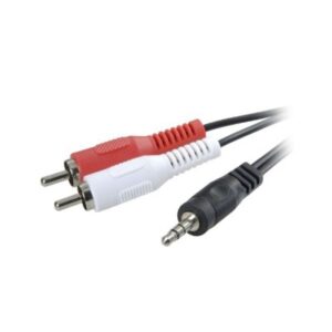 Cable Estéreo 3GO CA101/ Jack 3.5 Macho - 2x RCA Macho/ 2m 8436531551957 CA101 3GO-CAB CA101