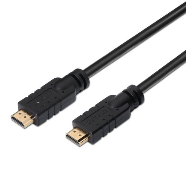 Cable HDMI 1.4 Aisens A119-0104/ HDMI Macho - HDMI Macho/ Hasta 10W/ 720Mbps/ 20m/ Negro 8436574701036 A119-0104 AIS-CAB A119-0104