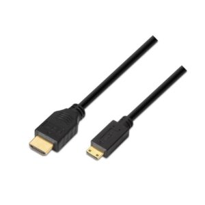 Cable HDMI Aisens A119-0115/ HDMI Macho - Mini HDMI Macho/ Hasta 10W/ 720Mbps/ 3m/ Negro 8436574701142 A119-0115 AIS-CAB A119-0115