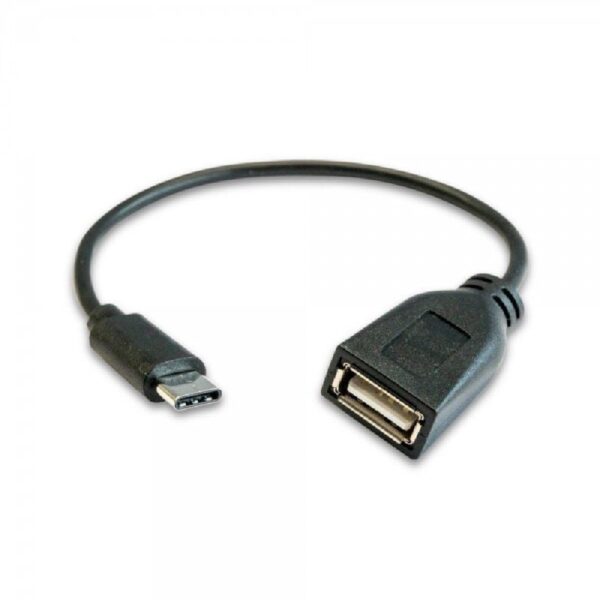 Cable USB 2.0 3GO C135/ USB Tipo-C Macho - USB Hembra/ 20cm/ Negro 8436531559465 C135 3GO-CAB USB C135