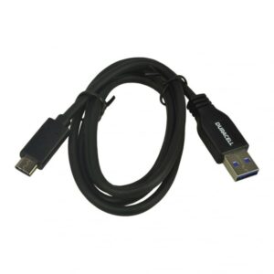 Cable USB 3.0 Tipo-C Duracell USB5031A/ USB Tipo-C Macho - USB Macho/ 1m/ Negro 5055190175590 USB5031A DRC-CABLE USB5031A