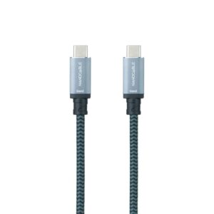 Cable USB 3.1 Nanocable 10.01.4101-COMB/ USB Tipo-C Macho - USB Tipo-C Macho/ Hasta 100W/ 20Gbps/ 1m/ Gris y Negro 8433281012509 10.01.4101-COMB NAN-CAB 10 01 4101-COMB