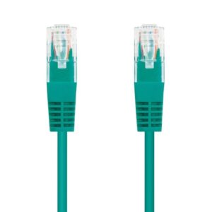 Cable de Red RJ45 UTP Nanocable 10.20.0400-L25-GR Cat.6/ 25cm/ Verde 8433281010987 10.20.0400-L25-GR NAN-CAB 10 20 0400-L25-GR