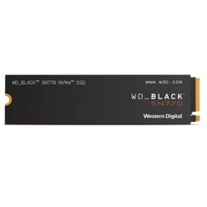 Disco SSD Western Digital WD Black SN770 1TB/ M.2 2280 PCIe/ Full Capacity 718037887333 WDS100T3X0E WD-SSD WD BK SN770 1TB