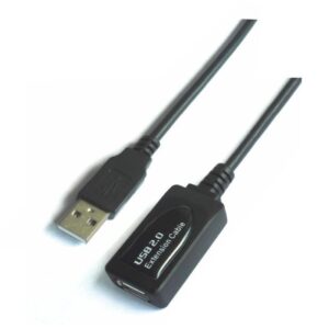 Cable Alargador USB 2.0 Aisens A101-0019/ USB Macho - USB Hembra/ Hasta 2.5W/ 60Mbps/ 10m/ Negro 8436574700183 A101-0019 AIS-CAB A101-0019