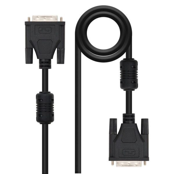 Cable DVI Dual Nanocable 10.15.0802/ DVI Macho - DVI Macho/ 1.8m/ Negro 8433281002135 10.15.0802 NAN-CAB 10 15 0802