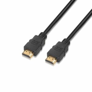 Cable HDMI 2.0 4K Aisens A120-0118/ HDMI Macho - HDMI Macho/ Hasta 10W/ 2250Mbps/ 50cm/ Certificado/ Negro 8436574701173 A120-0118 AIS-CAB A120-0118