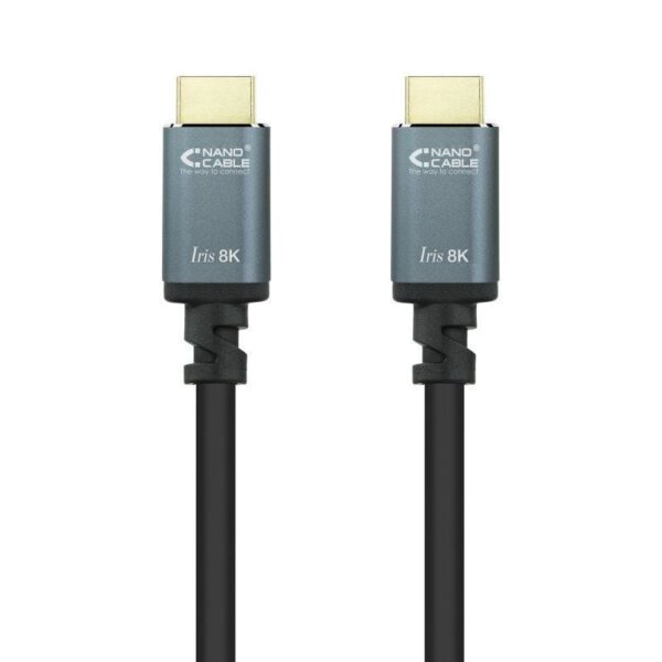 Cable HDMI 2.1 8K Nanocable 10.15.8001-L150/ HDMI Macho - HDMI Macho/ 1.5m/ Negro 8433281010697 10.15.8001-L150 NAN-CAB HDMI 10 15 8001-L150