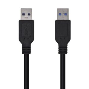 Cable USB 3.0 Aisens A105-0446/ USB Macho - USB Macho/ 1m/ Negro 8436574704952 A105-0446 AIS-CAB USB A105-0446