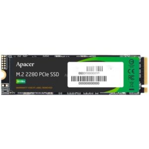 Disco SSD Apacer AS2280P4X 1TB/ M.2 2280 PCIe/ Full Capacity 4712389919045 AP1TBAS2280P4X-1 APA-SSD AS2280P4X 1TB