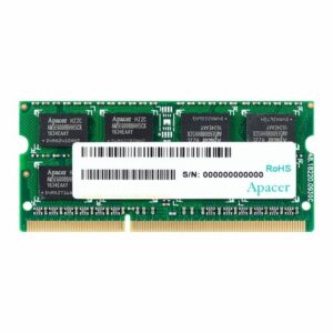 Memoria RAM Apacer 8GB/ DDR3L/ 1600MHz/ 1.35V/ CL11/ SODIMM 4712389900012 DV.08G2K.KAM APA-8GB DV.08G2K.KAM