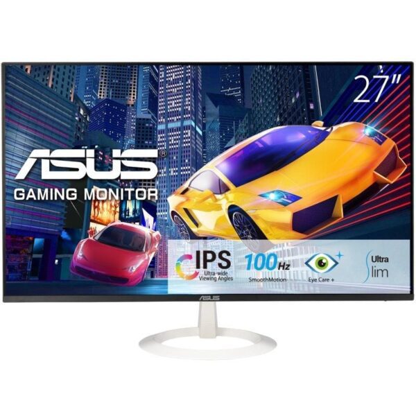 Monitor Gaming Asus VZ27EHF-W 27"/ Full HD/ 1ms/ 100Hz/ IPS/ Blanco 4711387206430 90LM07B0-B02470 ASU-M VZ27EHF-W