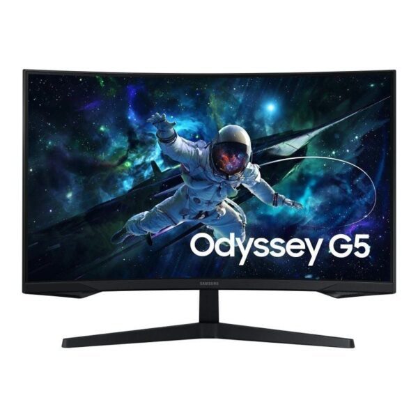 Monitor Gaming Curvo Samsung Odyssey G5 S32CG552EU 32"/ QHD/ 1ms/ 165Hz/ VA/ Negro 8806095337241 LS32CG552EUXEN SAM-M S32CG552EU