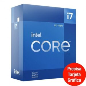 Procesador Intel Core i7-12700F 2.10GHz Socket 1700 5032037237826 BX8071512700F ITL-I7 12700F 2 10GHZ