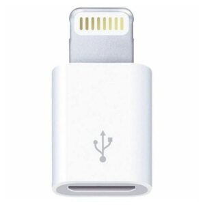 Adaptador Micro USB Lightning 3GO A200/ Micro USB Hembra - Lightning Macho/ Blanco 8436531555436 A200 3GO-ADP A200