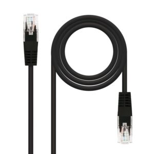 Cable de Red RJ45 UTP Nanocable 10.20.0401-BK/ Cat.6/ 1m/ Negro 8433281003743 10.20.0401-BK NAN-CAB 10 20 0401-BK