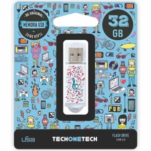 Pendrive 32GB Tech One Tech Music Dream USB 2.0 8436546592129 TEC4003-32 TOT-MUSIC D 32GB