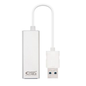 Adaptador USB 3.0 - RJ45 Nanocable 10.03.0401/ 1000Mbps 8433281007833 10.03.0401 NAN-ADP 10.03.0401