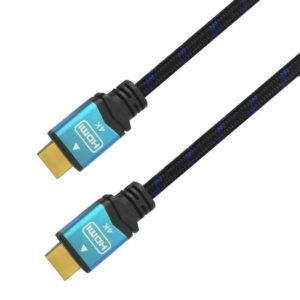 Cable HDMI 2.0 4K Aisens A120-0355/ HDMI Macho - HDMI Macho/ Hasta 10W/ 2250Mbps/ 50cm/ Negro y Azul 8436574703603 A120-0355 AIS-CAB A120-0355