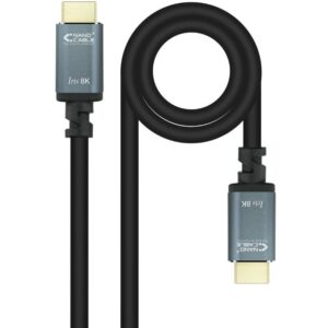 Cable HDMI 2.1 IRIS 8K Nanocable 10.15.8010/ HDMI Macho - HDMI Macho/ 10m/ Negro 8433281014138 10.15.8010 NAN-CAB 10 15 8010