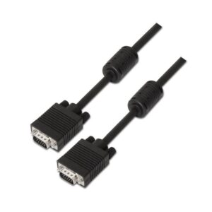 Cable SVGA Aisens A113-0072/ VGA Macho - VGA Macho/ Hasta 3W/ 10Mbps/ 3m/ Negro 8436574700718 A113-0072 AIS-CAB A113-0072