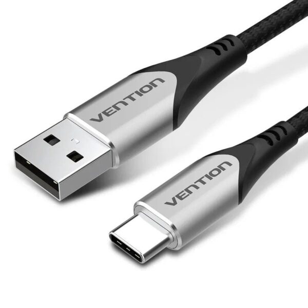 Cable USB 2.0 Tipo-C Vention CODHI/ USB Tipo-C Macho - USB Macho/ Hasta 60W/ 480Mbps/ 3m/ Gris 6922794747081 CODHI VEN-CAB CODHI