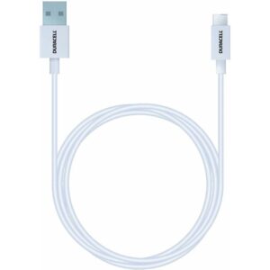 Cable USB 3.0 Tipo-C Duracell USB5031W/ USB Tipo-C Macho - USB Macho/ 1m/ Blanco 5055190175606 USB5031W DRC-CABLE USB5031W