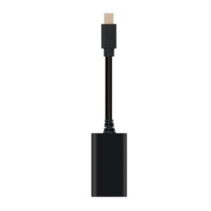 Conversor Nanocable 10.16.0102/ Mini DisplayPort Macho - HDMI Hembra/ 15cm/ Negro 8433281005495 10.16.0102 NAN-ADP 10 16 0102