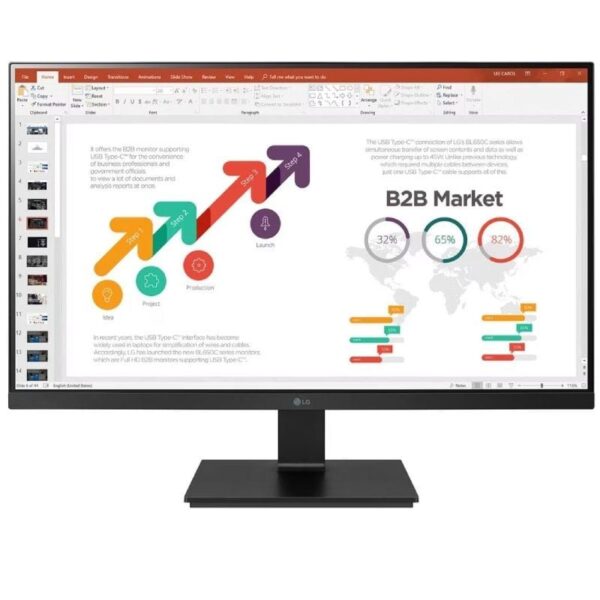 Monitor Profesional LG 27BL650C-B 27"/ Full HD/ Multimedia/ Regulable en altura/ Negro 8806098567805 27BL650C-B LG-M 27BL650C-B