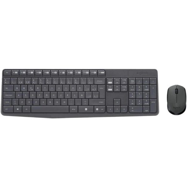 Teclado y Ratón Inalámbricos Logitech MK235 5099206063914 920-007919 LOG-DESK 920-007919