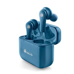Auriculares Bluetooth NGS Ártica Bloom con estuche de carga/ Autonomía 6h/ Azules 8435430622010 ARTICABLOOMAZURE NGS-AUR ARTICA BLOOM BL