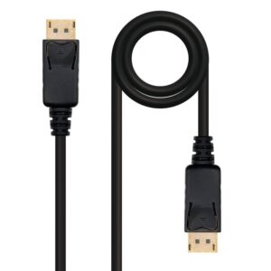 Cable DisplayPort 1.2 4K Nanocable 10.15.2301/ DisplayPort Macho - DisplayPort Macho/ 1m/ Negro 8433281009462 10.15.2301 NAN-CAB 10 15 2301