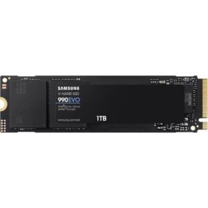 Disco SSD Samsung 990 EVO 1TB/ M.2 2280 PCIe 5.0/ Compatible con PS5 y PC/ Full Capacity 8806095300276 MZ-V9E1T0BW SAM-SSD M2 990 EVO 1TB