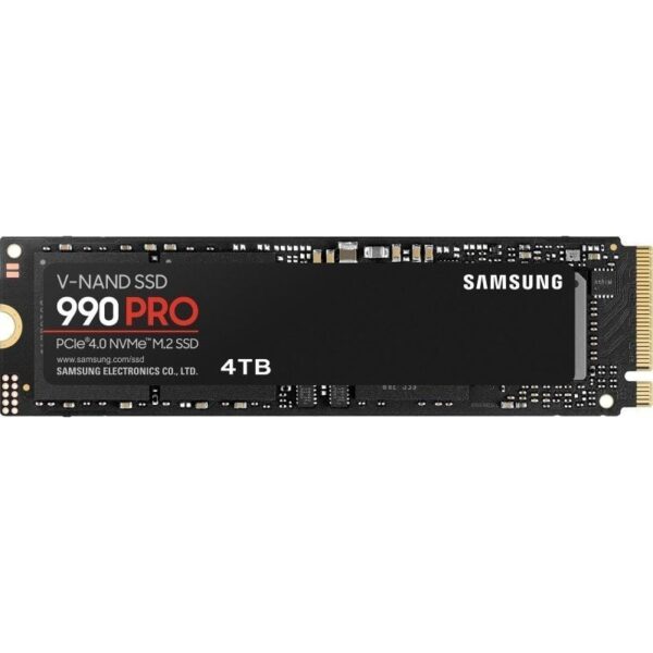 Disco SSD Samsung 990 PRO 4TB/ M.2 2280 PCIe 4.0/ Compatible con PS5 y PC/ Full Capacity 8806094947205 MZ-V9P4T0BW SAM-SSD M2 990 PRO 4TB