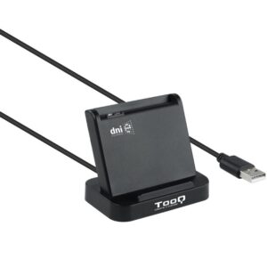 Lector de DNI TooQ TQR-220B/ USB 2.0/ Negro 8433281010383 TQR-220B TOO-DNI TQR-220B
