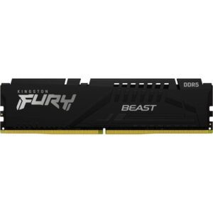Memoria RAM Kingston FURY Beast 16GB/ DDR5/ 6000MHz/ 1.35V/ CL40/ DIMM 740617325683 KF560C40BB-16 KIN-FB KF560C40BB-16