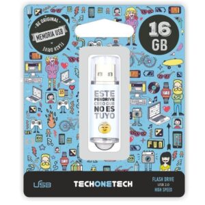 Pendrive 16GB Tech One Tech No Es Tuyo USB 2.0 8436546592068 TEC4007-16 TOT-NOESTUYO 16GB