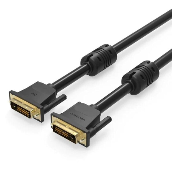 Cable DVI Vention EAABF/ DVI-D Macho - DVI-D Macho/ 1m/ Negro 6922794731967 EAABF VEN-CAB EAABF