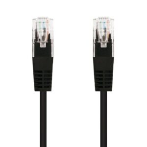 Cable de Red RJ45 UTP Nanocable 10.20.0400-L25-BK Cat.6/ 25cm/ Negro 8433281010949 10.20.0400-L25-BK NAN-CAB 10 20 0400-L25-BK