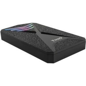 Caja Externa Gaming para Disco Duro de 2.5" TooQ TQE-2550RGB/ USB 3.1/ Sin tornillos 8433281009684 TQE-2550RGB TOO-CAJA TQE-2550RGB