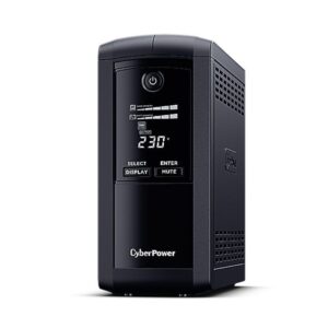 SAI Línea Interactiva Cyberpower VP1000ELCD/ 1000VA-550W/ 4 Salidas/ Formato Torre 4712856275551 VP1000ELCD CYB-LI VP1000ELCD