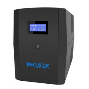 SAI Línea Interactiva Phasak SIRIUS 1260 VA Interactive/ 1260VA-720W/ 4 Salidas/ Formato Torre 5605922007240 PH 7312 PHK-SAI SIRIUS 1260 VA INT